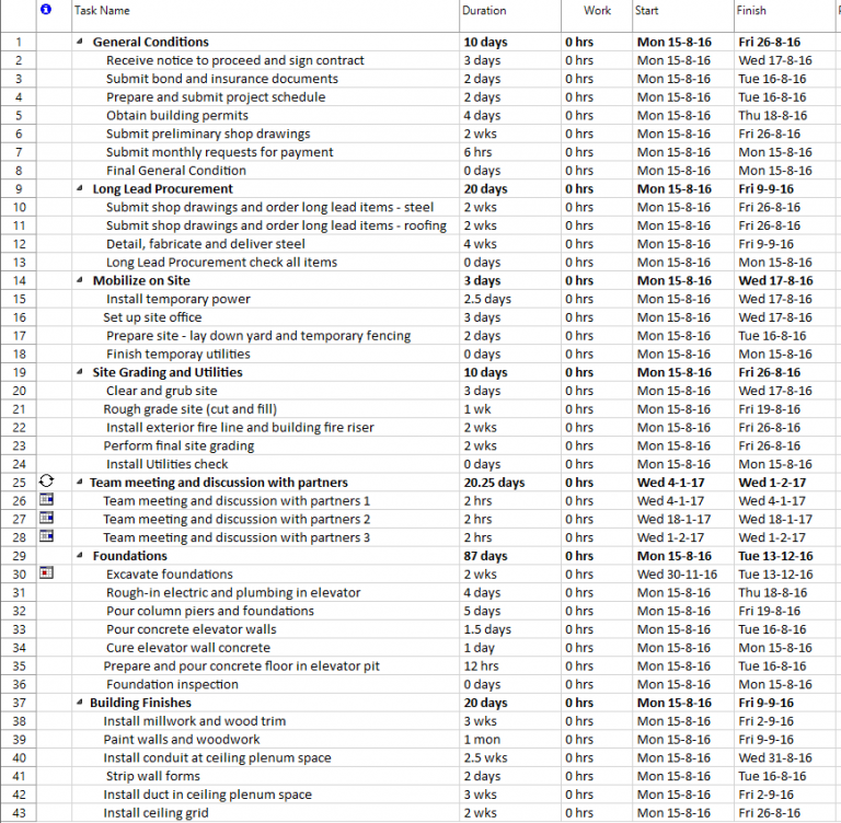 Lesson 2: Outline Tasks – Project Plan 365