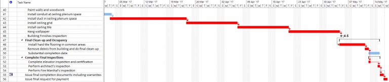 opening critical path in project plan 365