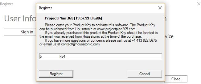 project plan 365 product key