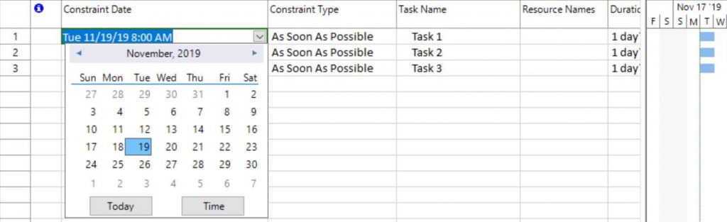 add new column in project plan 365