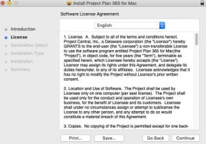 project plan 365 for mac