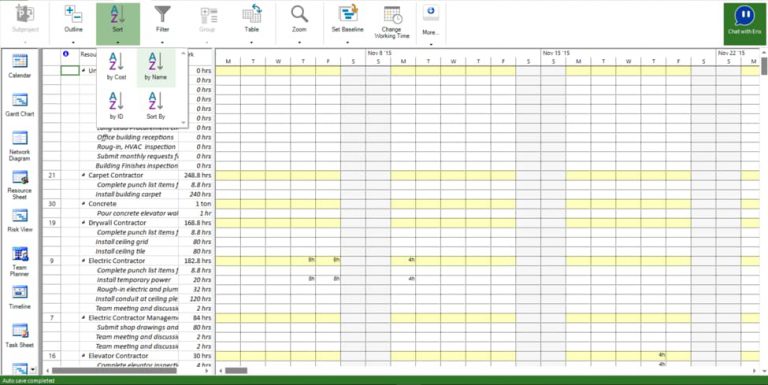 Resource Usage - Project Plan 365