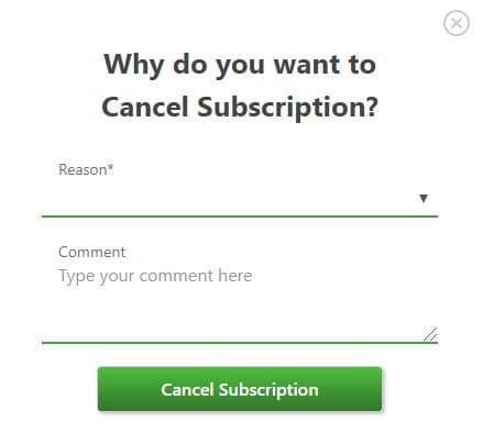 Cancel Subscription – Project Plan 365