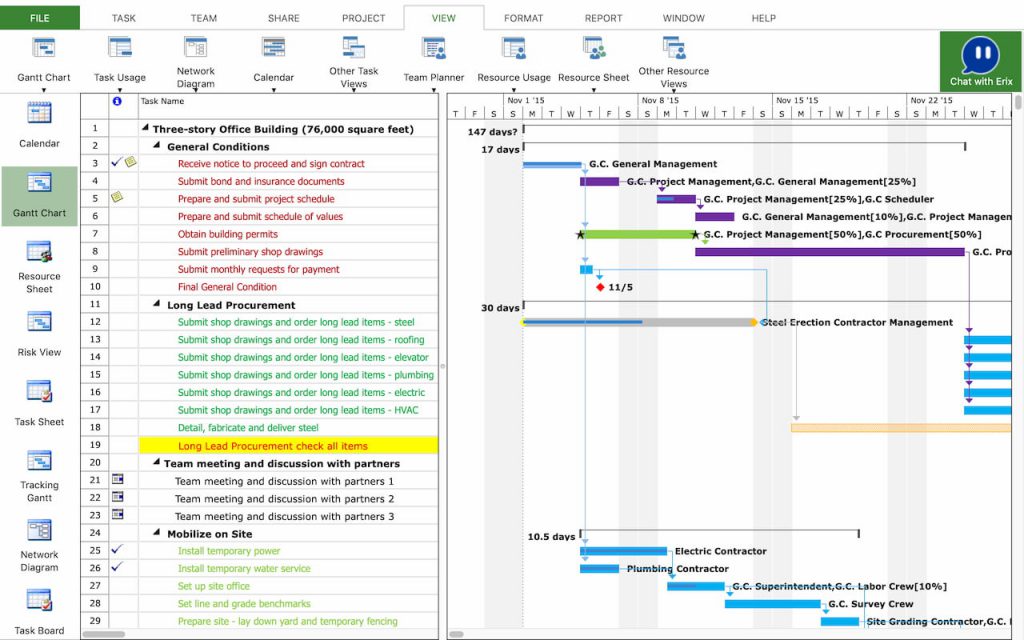 Create Gantt Charts Project Plan 365