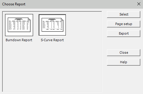 S-Curve Report - Project Plan 365