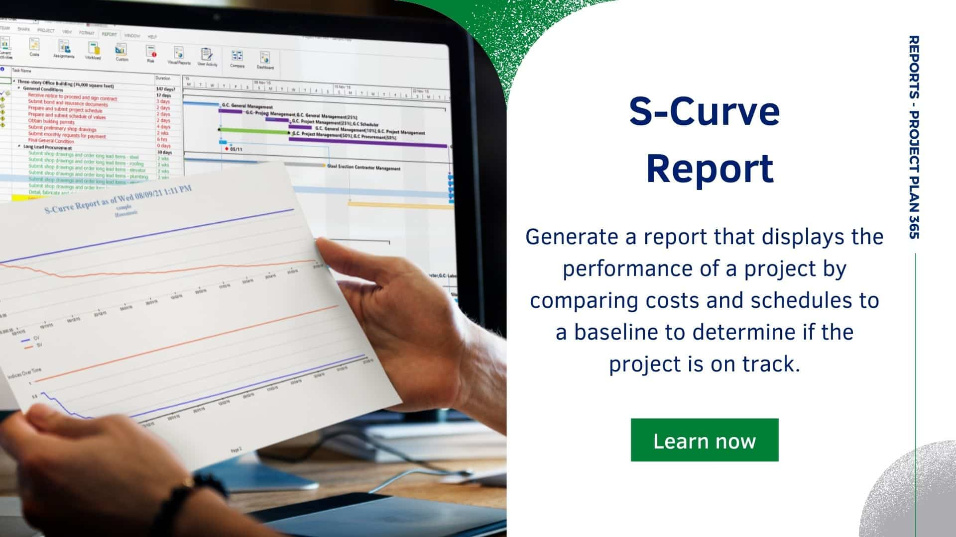 S-Curve Report - Project Plan 365