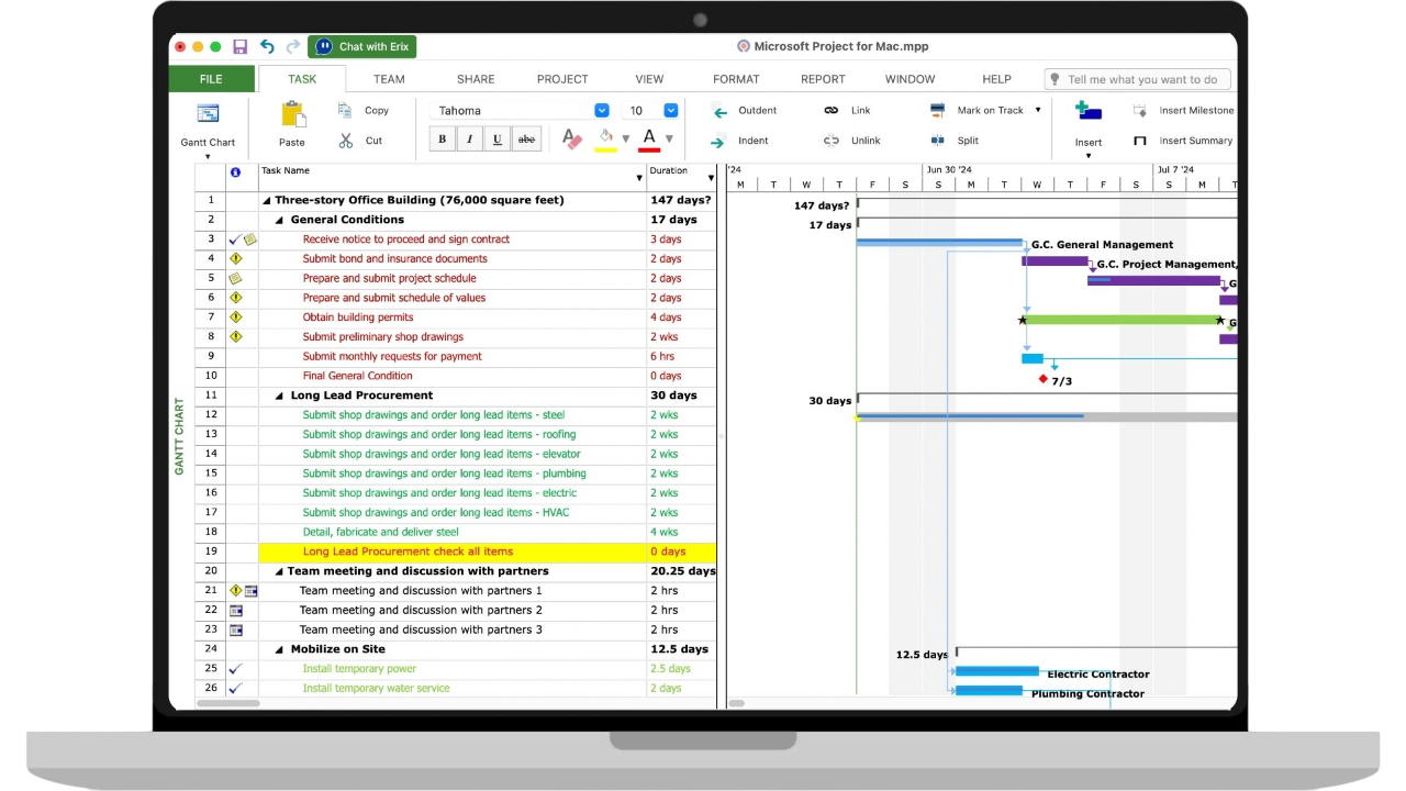 Gantt Chart